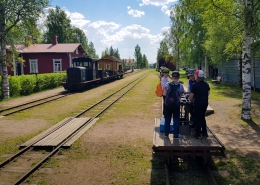 Resiinaretkellä Jokioisten Museorautatiellä Kuva Terhi Jaakkola