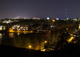 Näkymä Soukan Kasavuorelta alas kaupunkiin